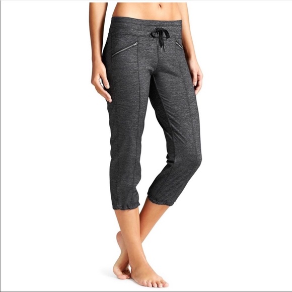 Athleta Pants - Athleta Metro Slouch Capri Jogger Heathered Grey S